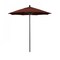 California Umbrella 7.5' Black Aluminum Market Patio Umbrella, Sunbrella Henna 194061334324 - alternate 1